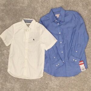 Boys dress shirts (short and long sleeve)